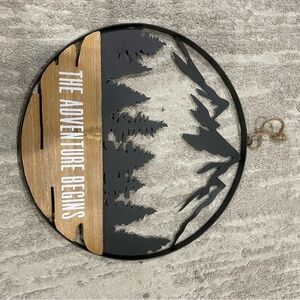 Black and Brown Wall Decor - The Adventure Begins- Hobby Lobby